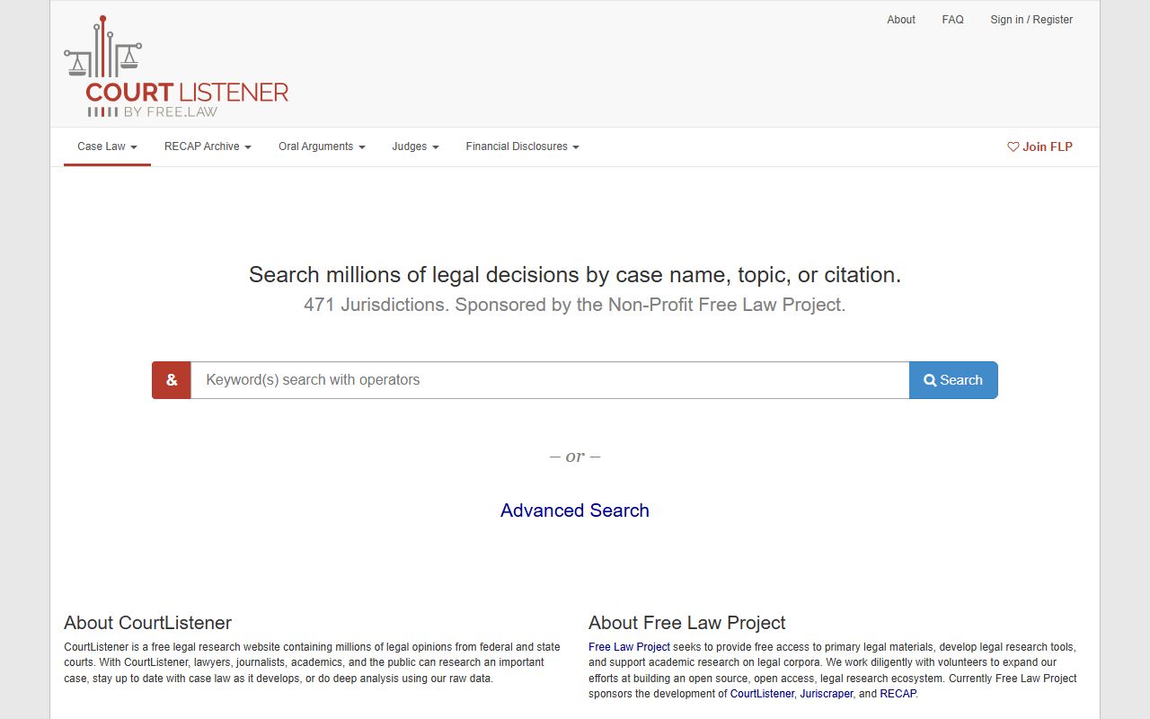 Wicomico County court records CourtListener search source