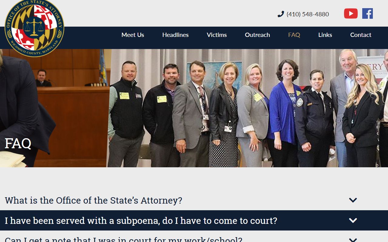 Wicomico County criminal court records State's Attorney FAQ source